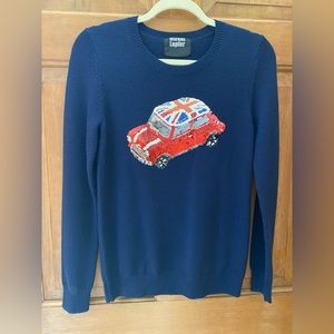 Markus Lupfer Wool Sweater With British Mini Sequin Design